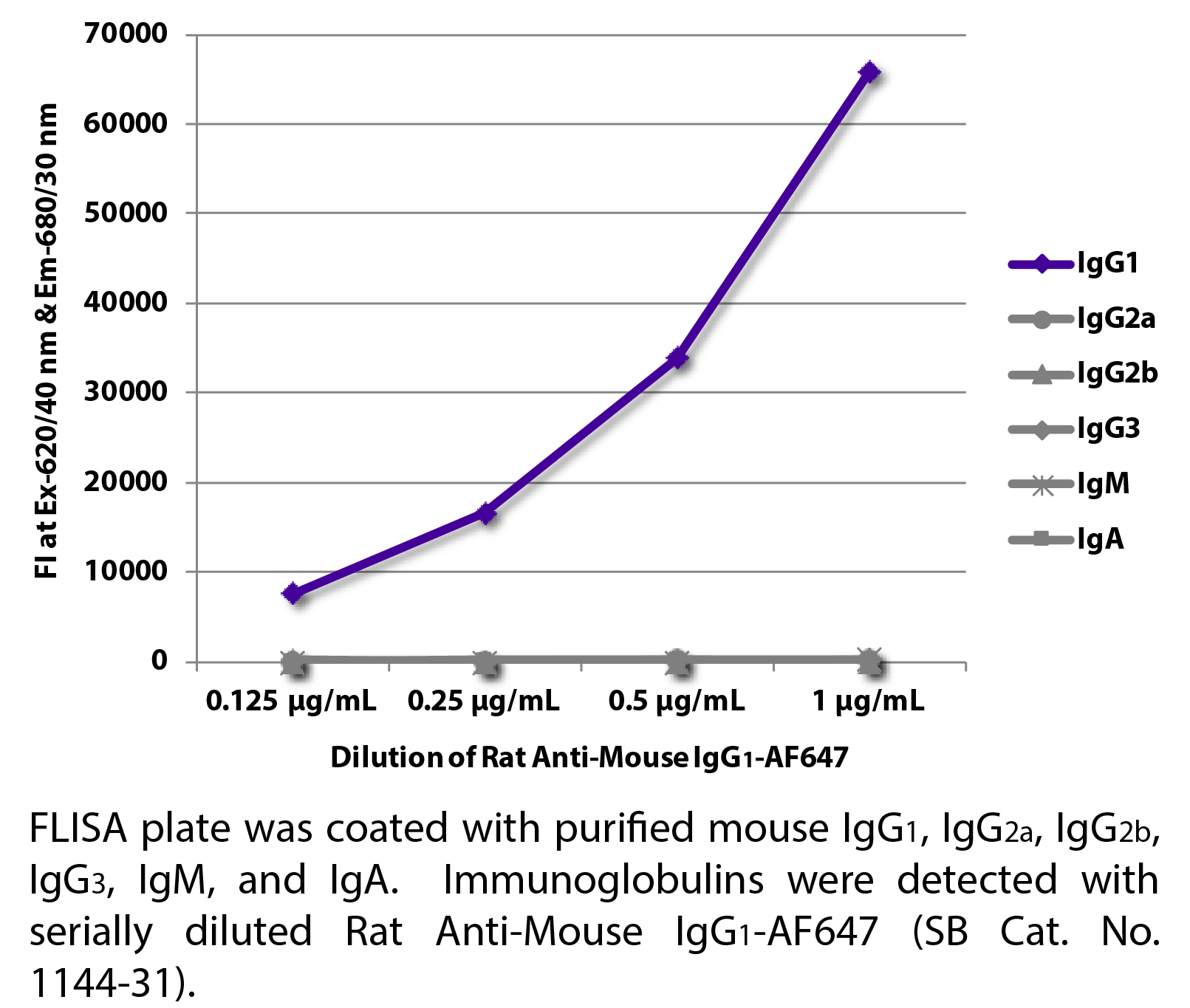 Rat Anti-Mouse IgG1-AF647 - 0.1 mg