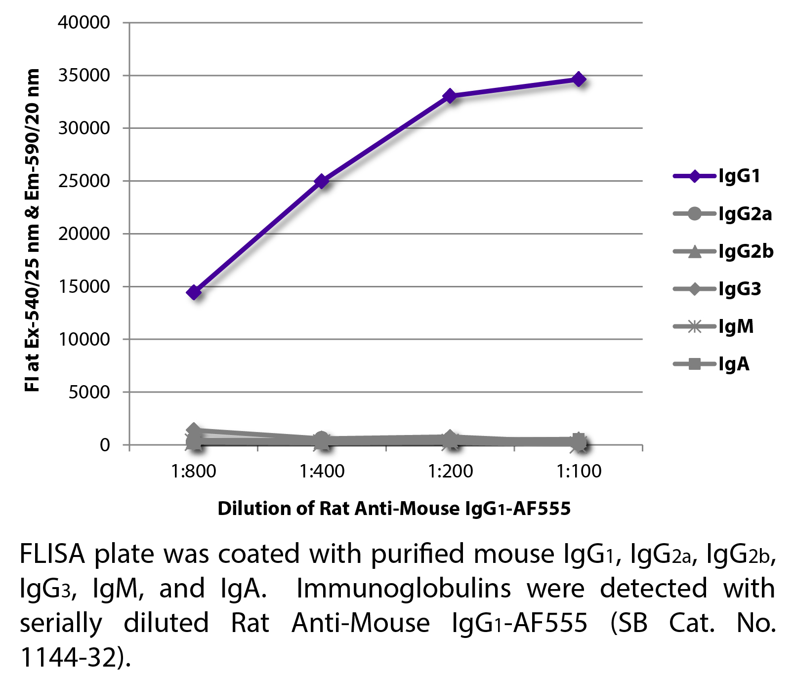 Rat Anti-Mouse IgG1-AF555 - 0.1 mg