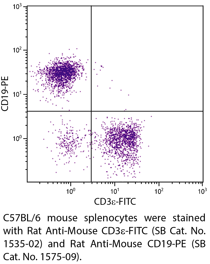 Rat Anti-Mouse CD3ε-FITC - 0.5 mg