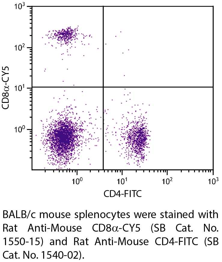 Rat Anti-Mouse CD8α-CY5 - 0.1 mg