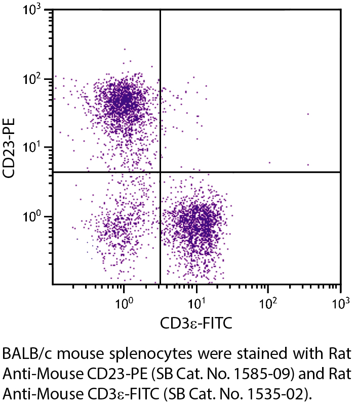 Rat Anti-Mouse CD23-PE - 0.1 mg