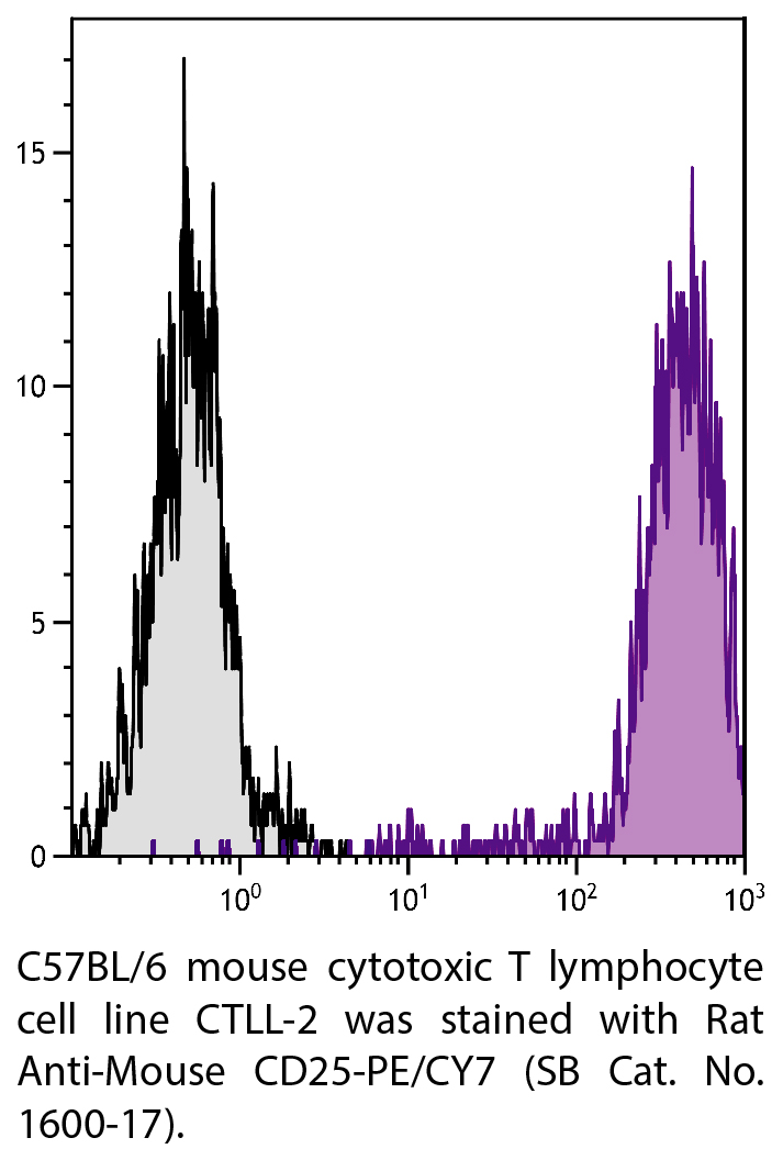 Rat Anti-Mouse CD25-PE/CY7 - 0.1 mg