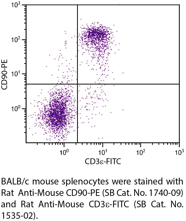 Rat Anti-Mouse CD90-PE - 0.1 mg