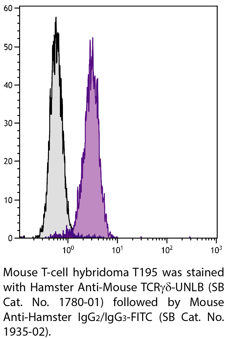 Hamster Anti-Mouse TCRγδ-UNLB - 0.5 mg