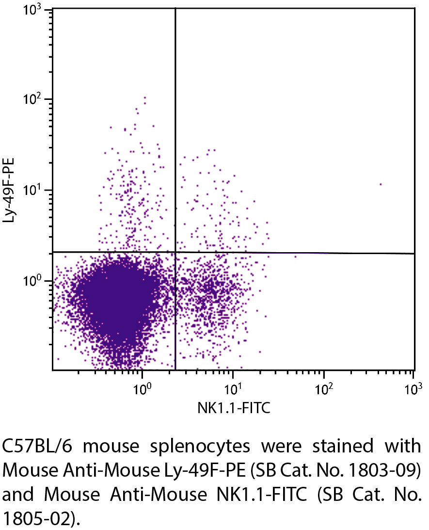 Mouse Anti-Mouse Ly-49F-PE - 0.1 mg