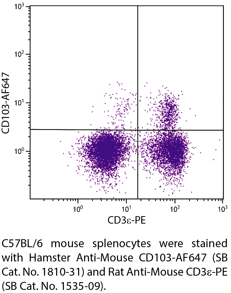 Hamster Anti-Mouse CD103-AF647 - 0.1 mg