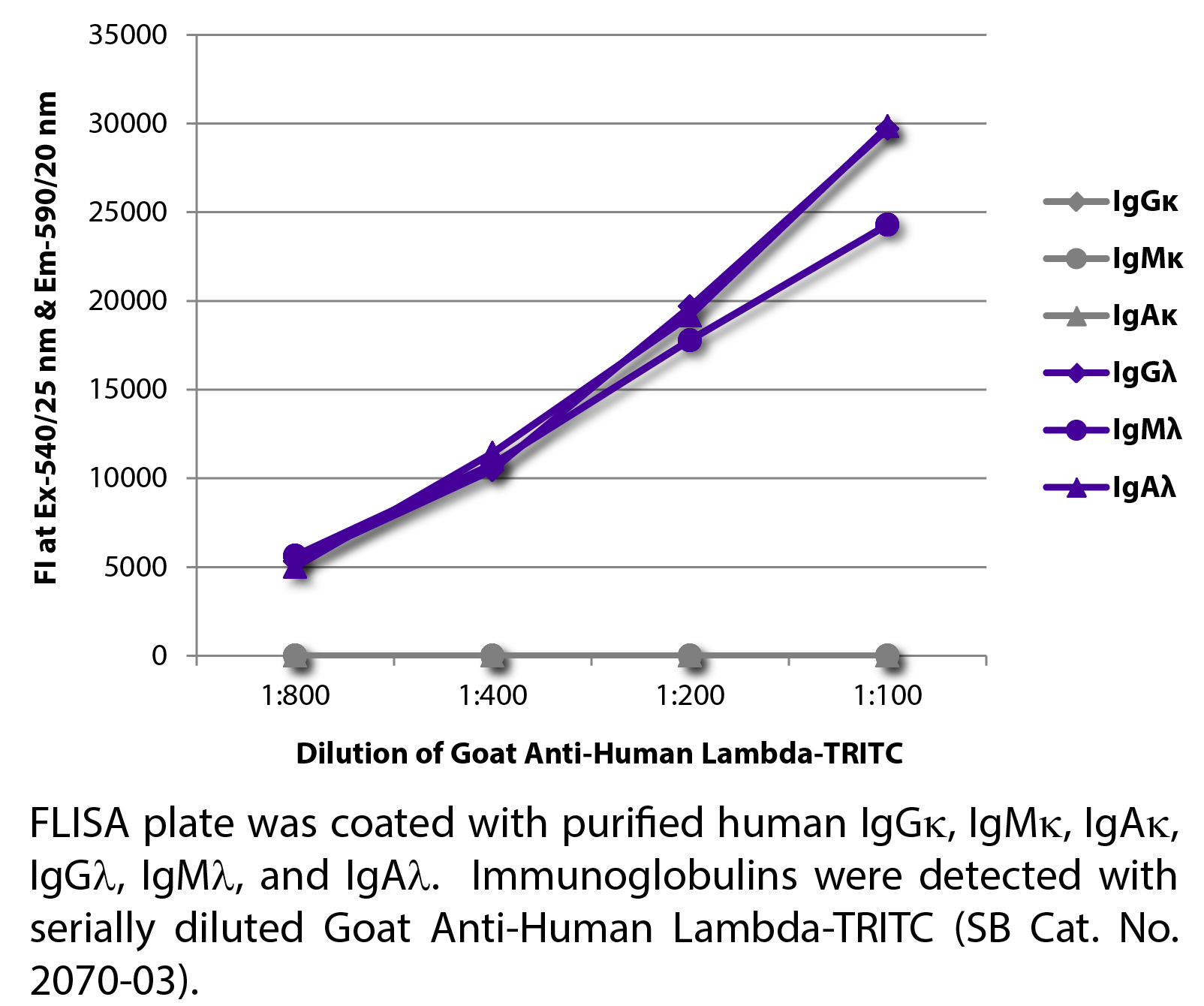 Goat Anti-Human Lambda-TRITC - 1.0 mg