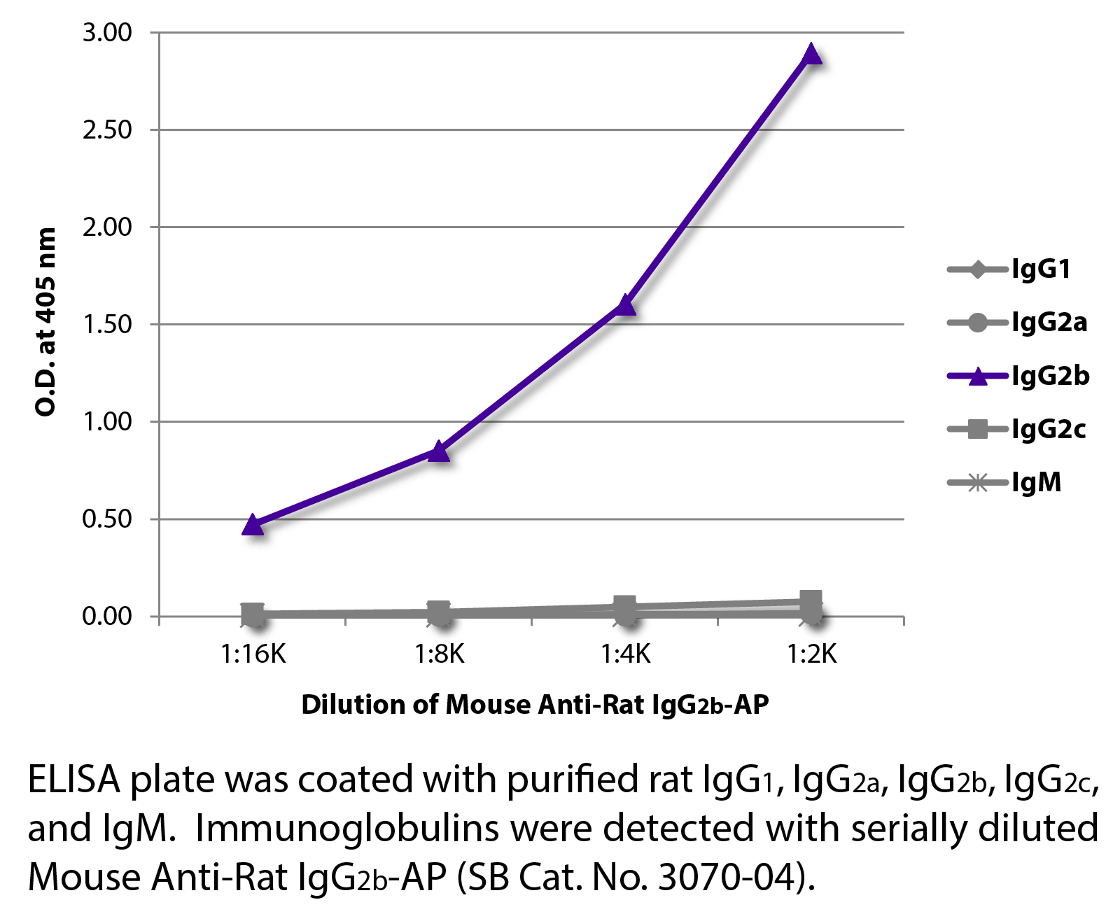 Mouse Anti-Rat IgG2b-AP - 1.0 mL