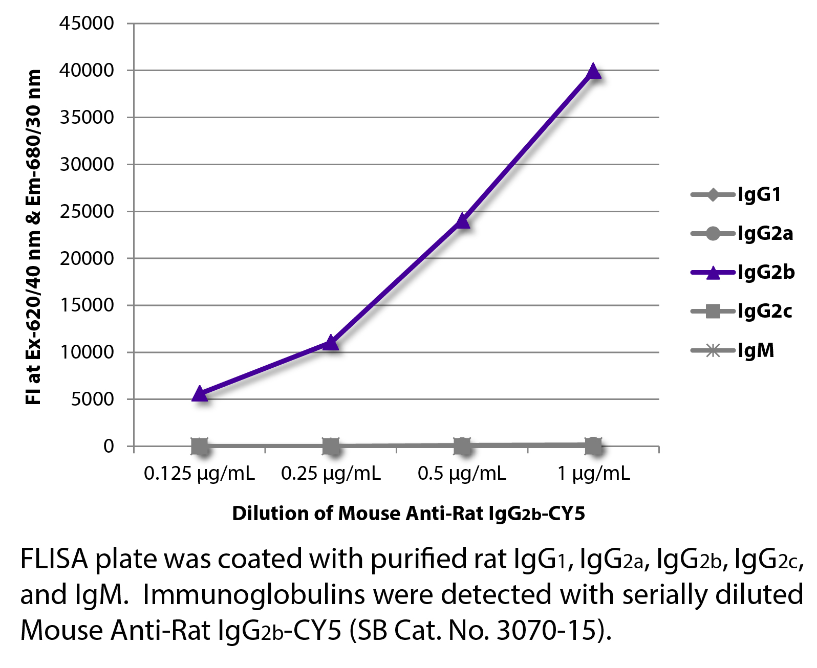 Mouse Anti-Rat IgG2b-CY5 - 0.1 mg