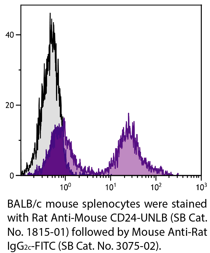 Mouse Anti-Rat IgG2c-FITC - 0.5 mg