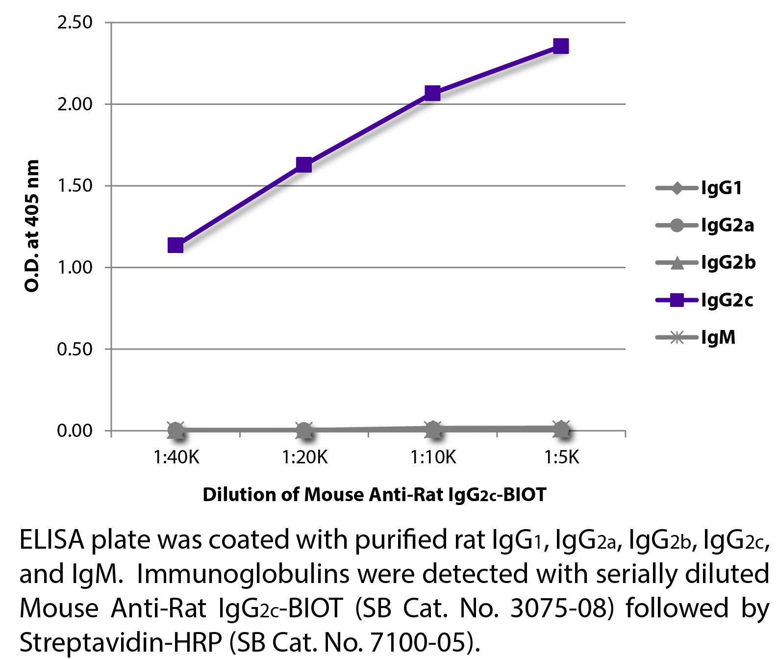 Mouse Anti-Rat IgG2c-BIOT - 0.5 mg