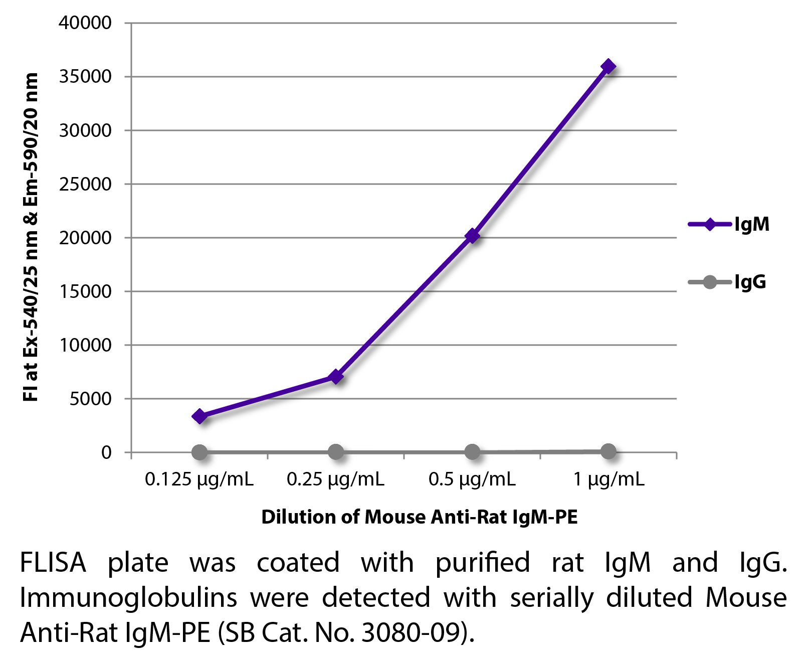 Mouse Anti-Rat IgM-PE - 0.1 mg