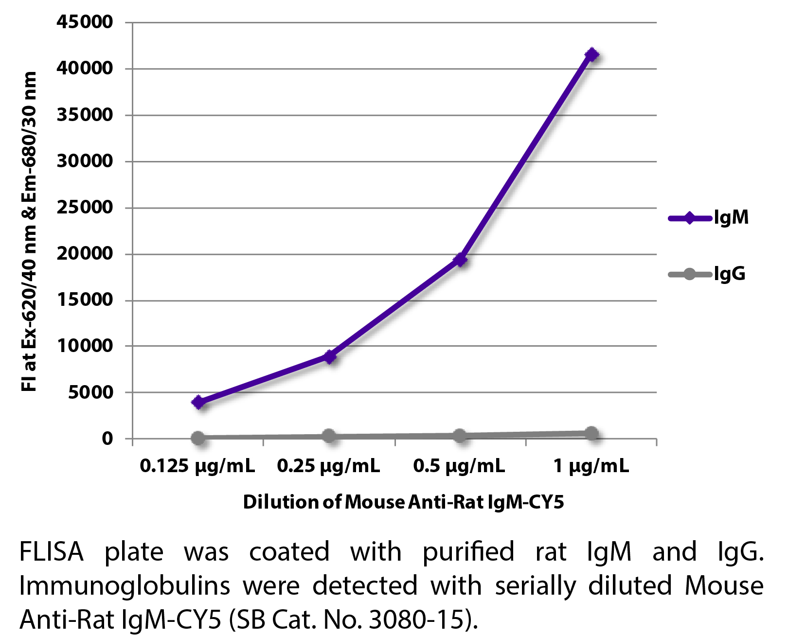 Mouse Anti-Rat IgM-CY5 - 0.1 mg