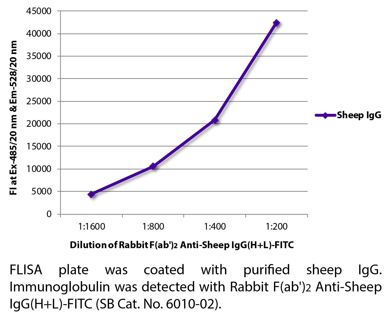 Rabbit F(ab')2 Anti-Sheep IgG(H+L)-FITC - 0.5 mg