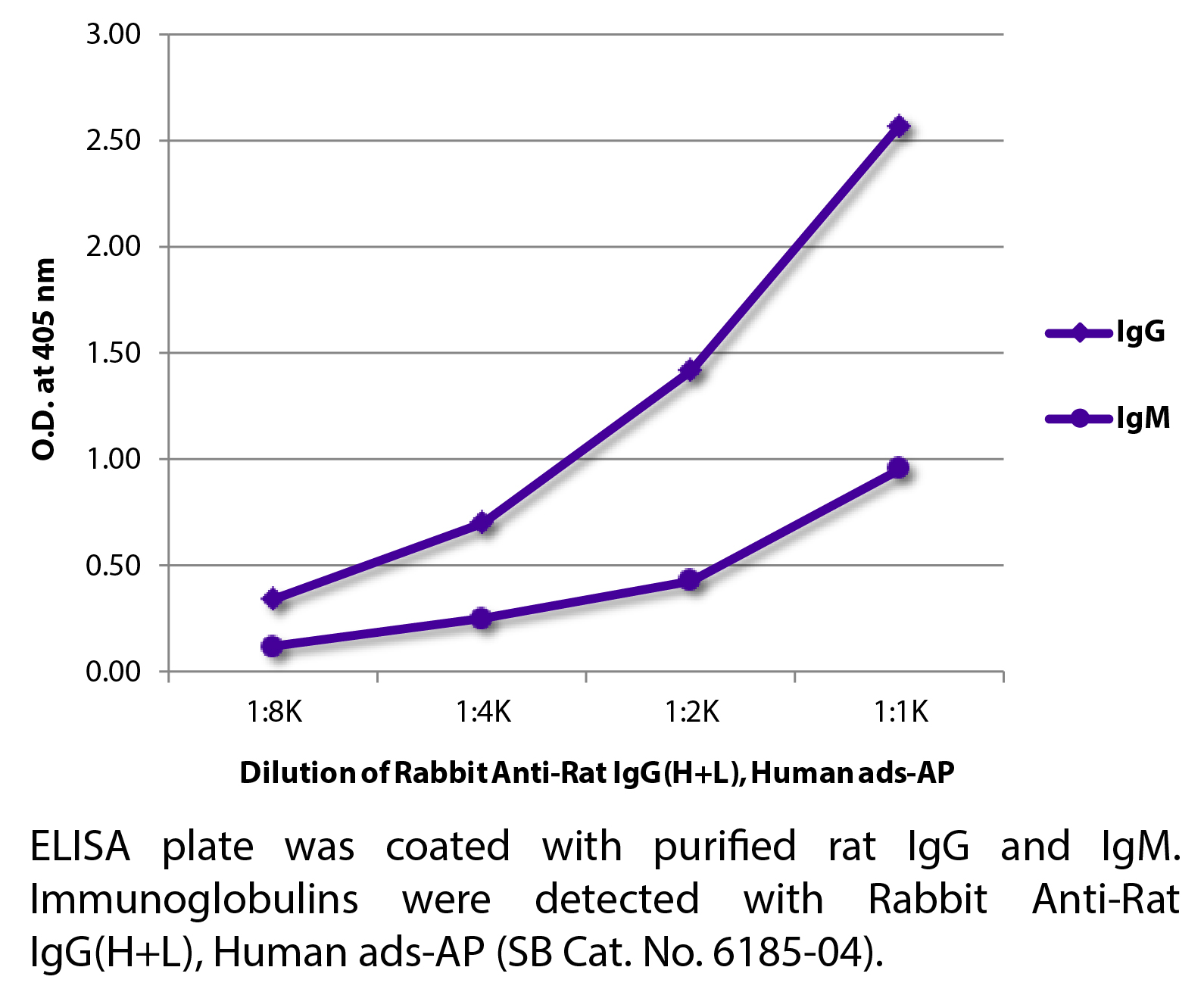 Rabbit Anti-Rat IgG(H+L), Human ads-AP - 1.0 mL