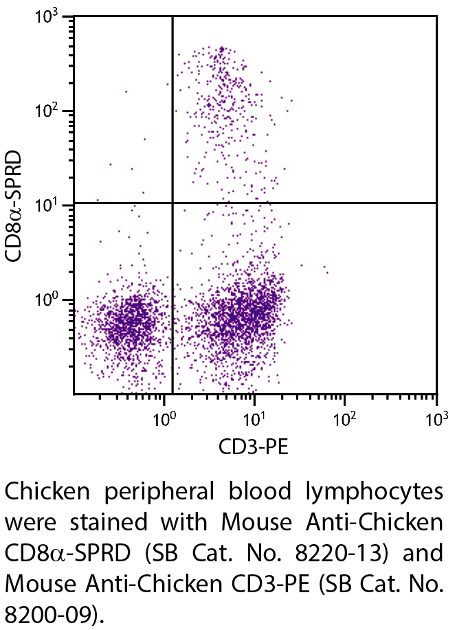 Mouse Anti-Chicken CD8α-SPRD - 0.1 mg