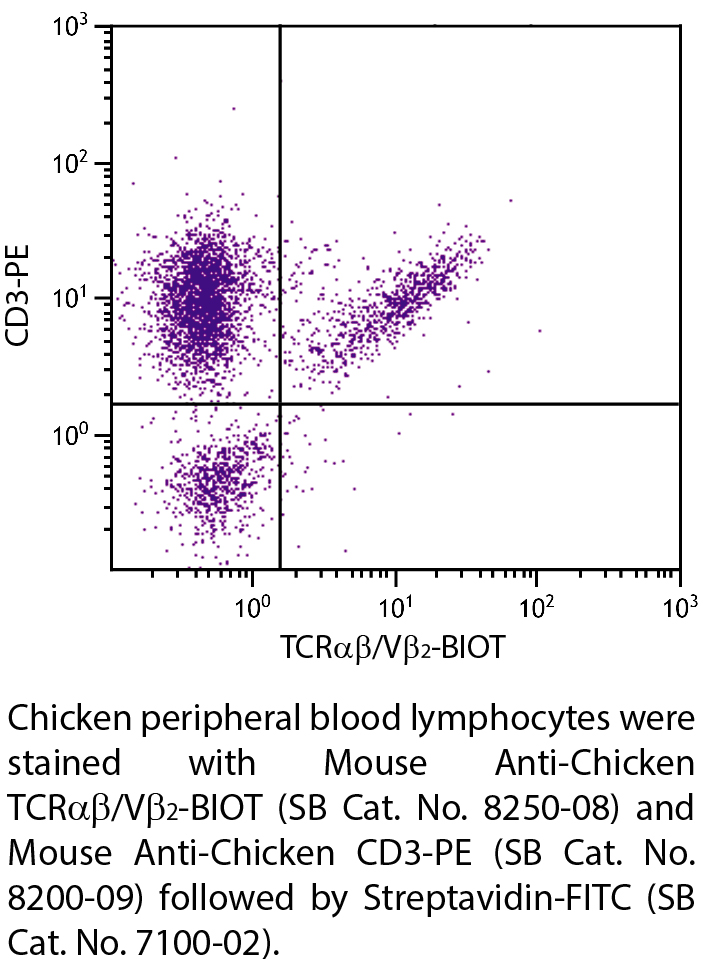 Mouse Anti-Chicken TCRαβ/Vβ2-BIOT - 0.5 mg