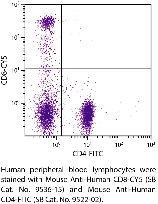 Mouse Anti-Human CD8-CY5 - 100 tests