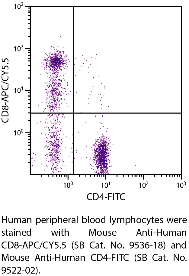 Mouse Anti-Human CD8-APC/CY5.5 - 100 tests