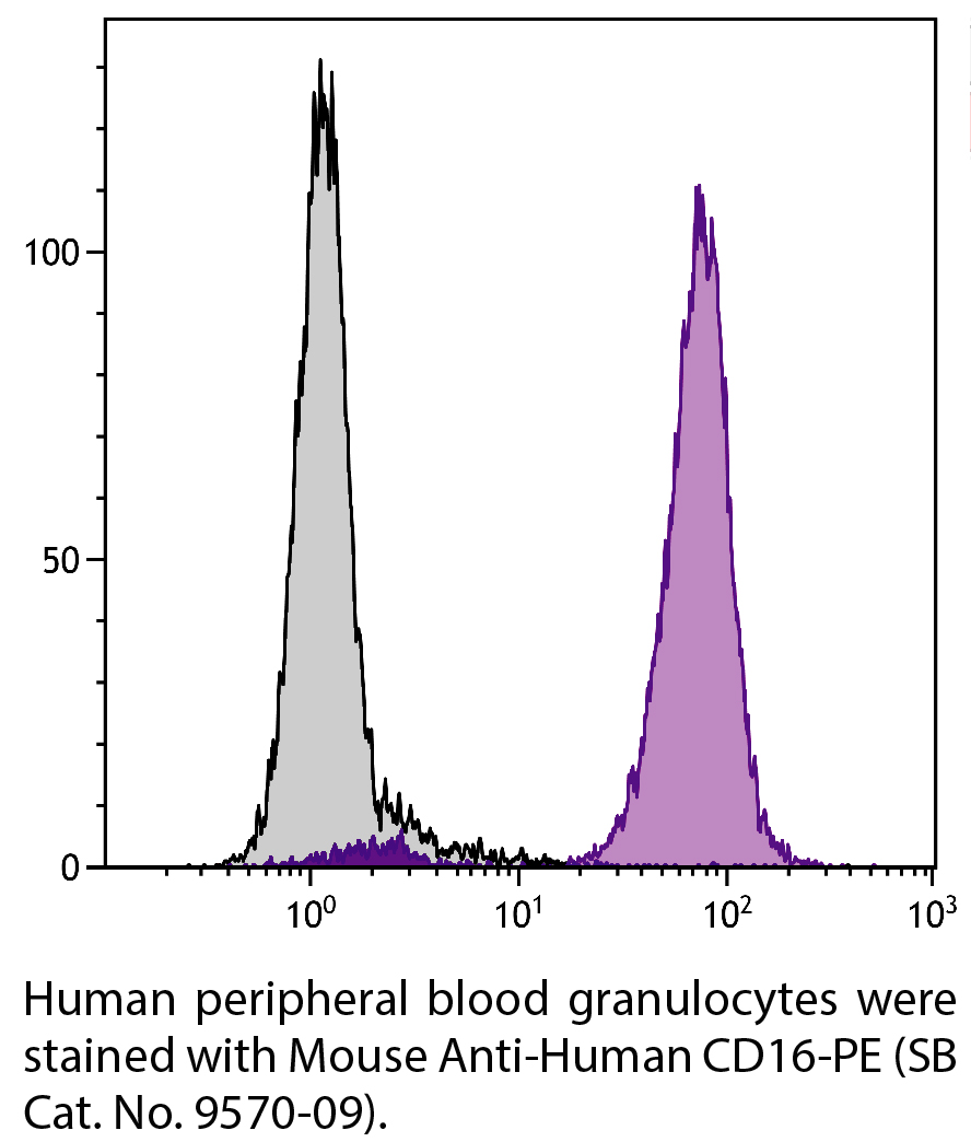 Mouse Anti-Human CD16-PE - 100 tests