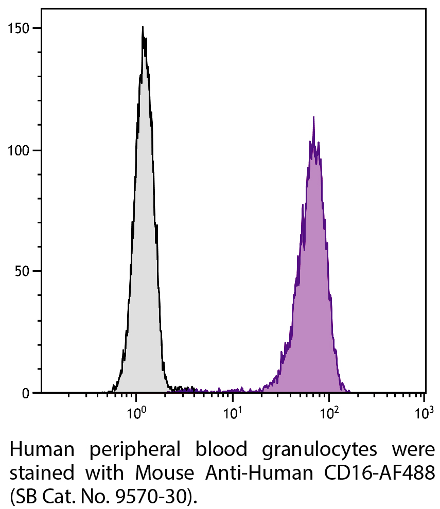 Mouse Anti-Human CD16-AF488 - 100 tests